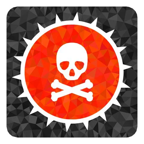 Pandora Box Polygonal Icon Stock Illustration