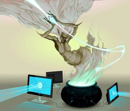 Pandora's Box Stock-Illustration