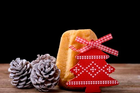 Pandoro cake 스톡 사진