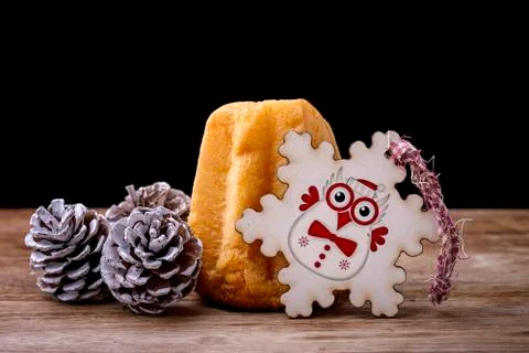 Pandoro cake Stock Photos