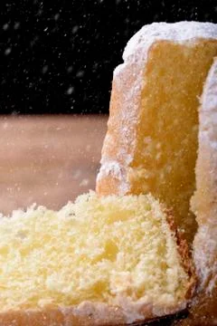 Pandoro cake Stock Photos