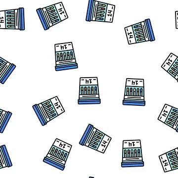 Panel 14 drug test vector seamless pattern Stockillustratie