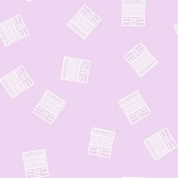 Panel 20 drug test line seamless pattern Stock Illustration