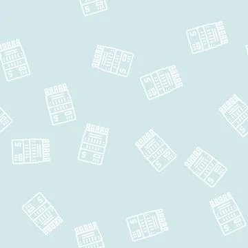 Panel 5 drug test line seamless pattern Stockillustratie