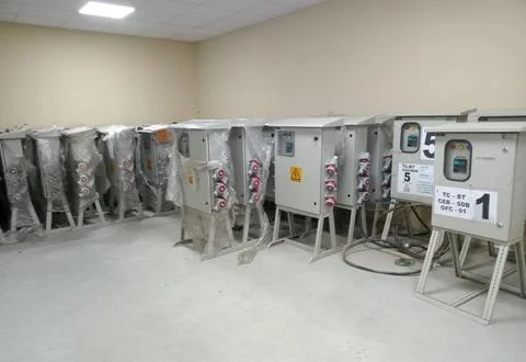 Panel boards Stock Photos