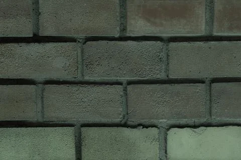 Panel brick folded with thick edge of cement filter effect sepia gray uniform Stock Photos