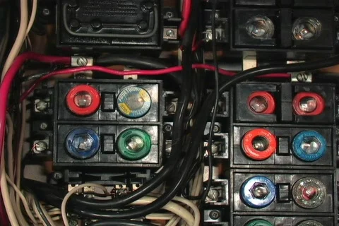 PANEL CHANGE 2 Stock Footage 124480