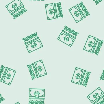 Panel discussion line vector seamless pattern イラスト素材