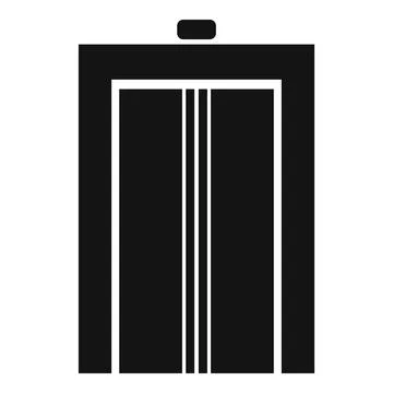 Panel elevator icon, simple style イラスト素材