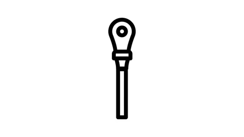 Panel feed wire cable line icon animation Stock Footage 326766256