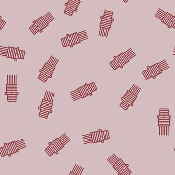 Panel feed wire cable line seamless pattern 스톡 일러스트