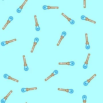 Panel feed wire cable vector seamless pattern Stock Illustration