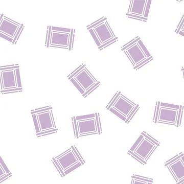 Panel fence glyph seamless pattern 스톡 일러스트