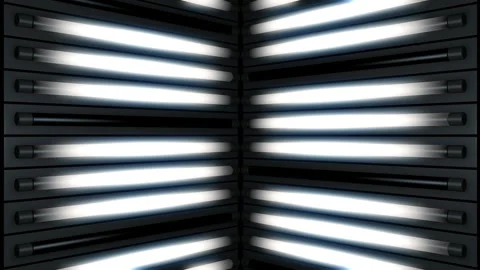 Panel Light White Background Looped Video Stock Footage 151009819