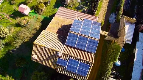 Panel solar 스톡 동영상 88696577