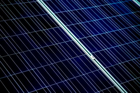 Panel solar Foto stock