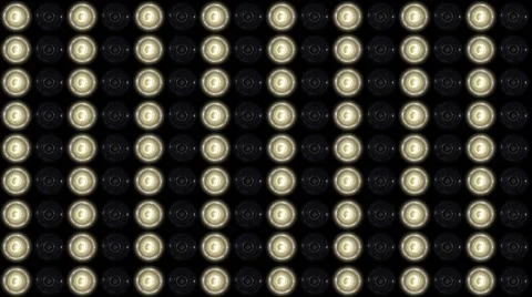 Panel of very bright stage lights Vidéo 58862955
