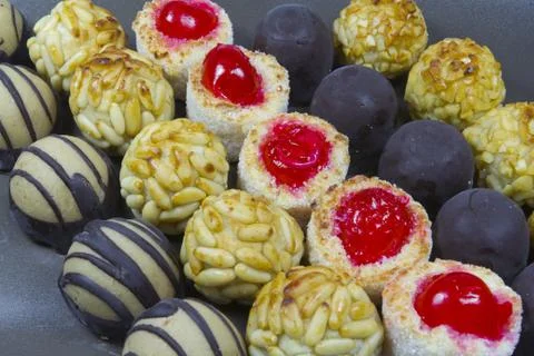 Panellets Stockfoto's