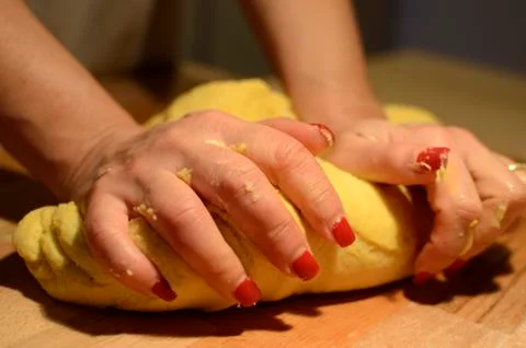 Panettone (making of) 写真素材