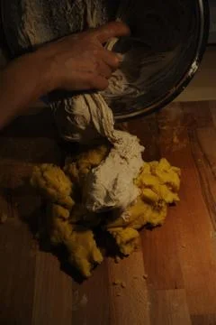 Panettone (Making of) 写真素材