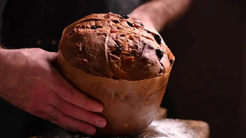 Panettone of Milan. Video stock 234131176