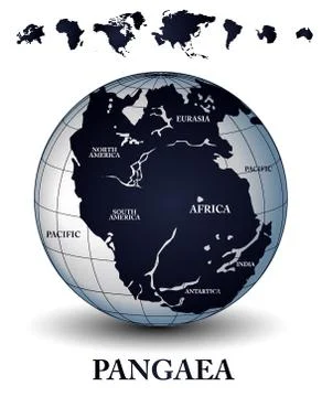 Pangaea Stock Illustration