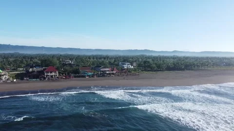 Pangandaran Beach Video stock 244652180