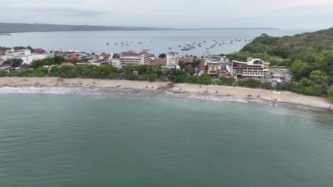 Pangandaran Beach West Java, Beautiful seascape of Pangandaran Vídeo Stock 259480751