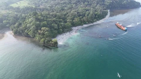 Pangandaran Beach West Java Stock Footage 259492125