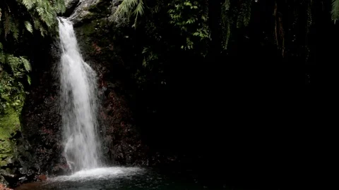 Pangeran Waterfall Stock Footage 107027971
