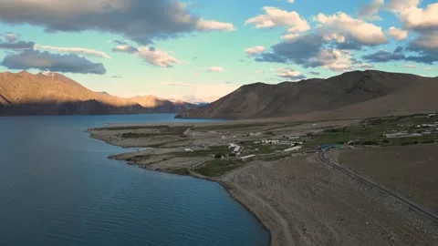 Pangong Lake Stock Footage 314432394