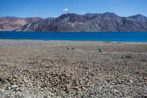 Pangong lake Stock Photos