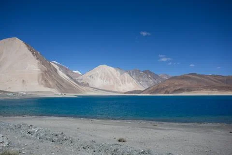 Pangong lake Stock Photos