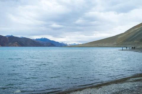 Pangong lake Stock Photos