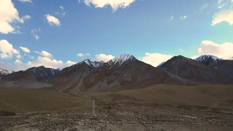 Pangong Mounatins Stock Footage 314432467