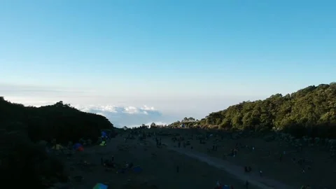 Pangrango Mountain Stock-Footage 242009388