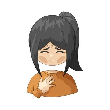 Panic attack illustration Stock Illustration
