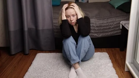Panic attack, Post Traumatic Disorder, bipolar mental disorder, schizophren.. Stock Footage 265678203