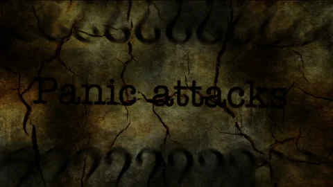 Panic attack text on grunge background Stock Footage 147159719