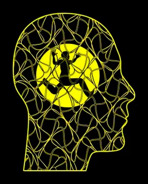 Panic Attacks Stock Illustration