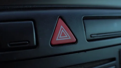 Panic button; car alarm flashes Stock Footage 118611895