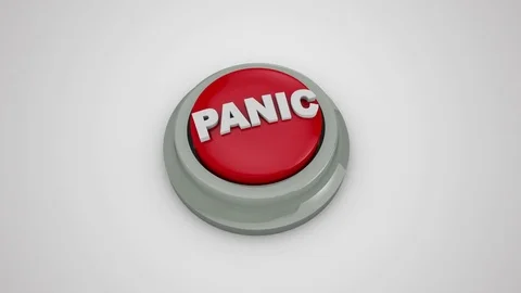 Panic Button Falls and Pressed In Stock Footage 73044855