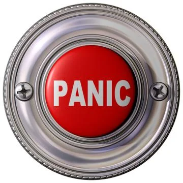 Panic button Stock Illustration
