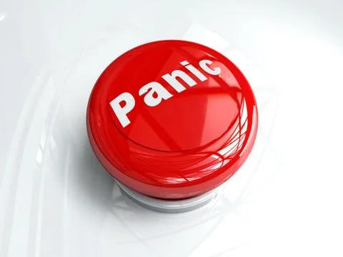 Panic button Stock Illustration