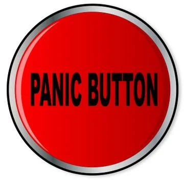 Panic button Stock Illustration