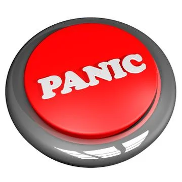 Panic button Illustrazione stock