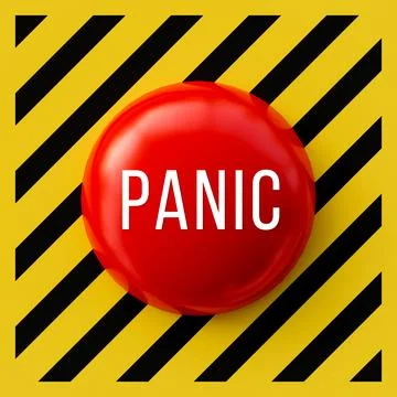 Panic Button Stock Illustration