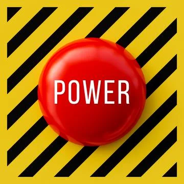 Panic Button Stock Illustration