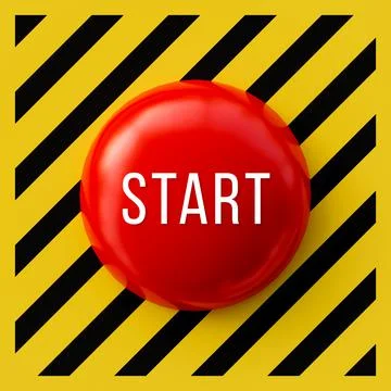 Panic Button Stock Illustration