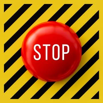 Panic Button Stock Illustration